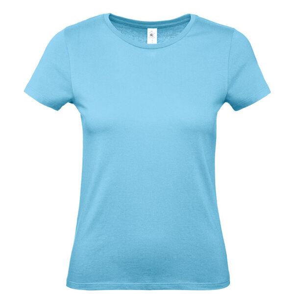 T SHIRT B&C FEM.LEGER MC 100% COTON 150g COULEUR R&eacute;f.CGTW02