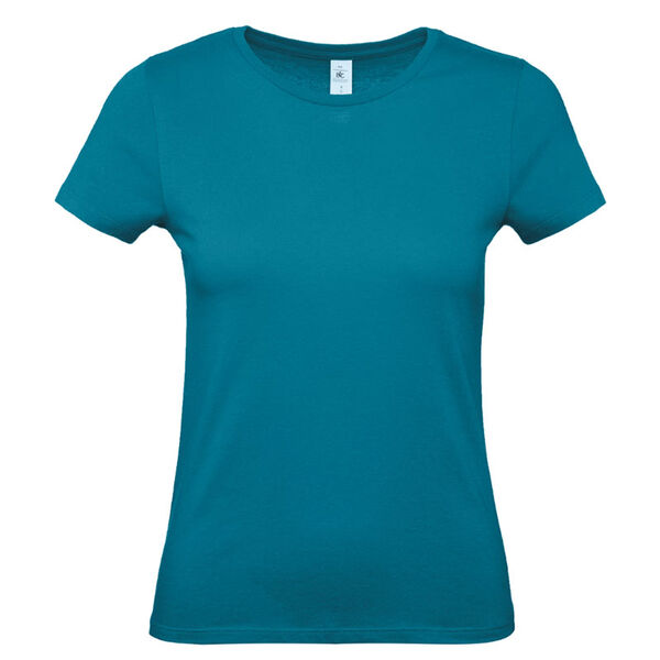 T SHIRT B&C FEM.LEGER MC 100% COTON 150g COULEUR R&eacute;f.CGTW02