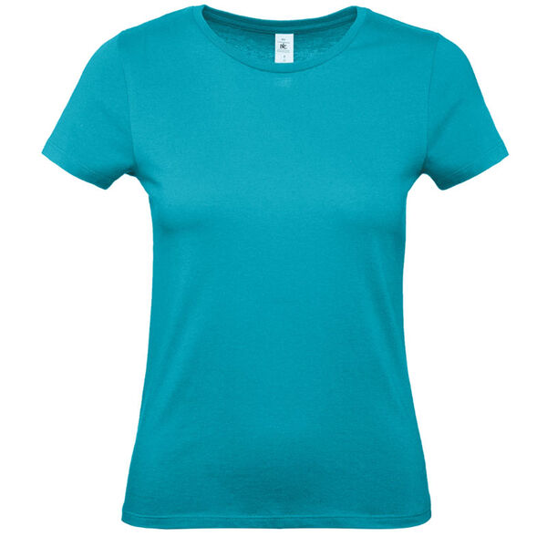 T SHIRT B&C FEM.LEGER MC 100% COTON 150g COULEUR R&eacute;f.CGTW02