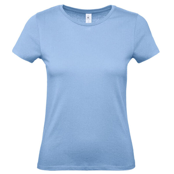 T SHIRT B&C FEM.LEGER MC 100% COTON 150g COULEUR R&eacute;f.CGTW02