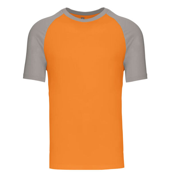 T SHIRT KARIBAN BASE BALL MC 100% Coton Bicolore R&eacute;f.K330