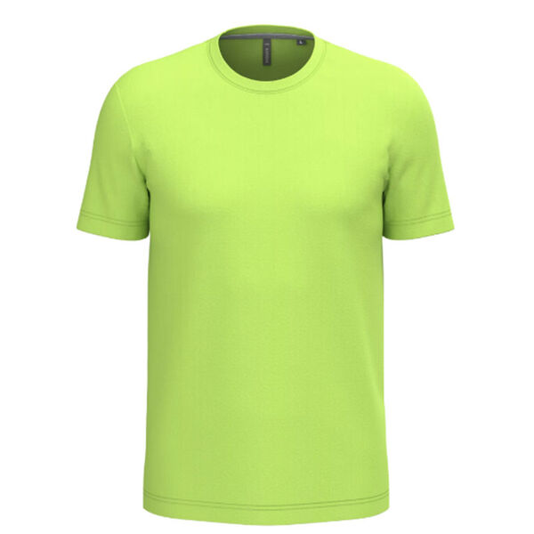 T SHIRT HOMME KARIBAN MC COL V COTON COULEUR R&eacute;f.K357