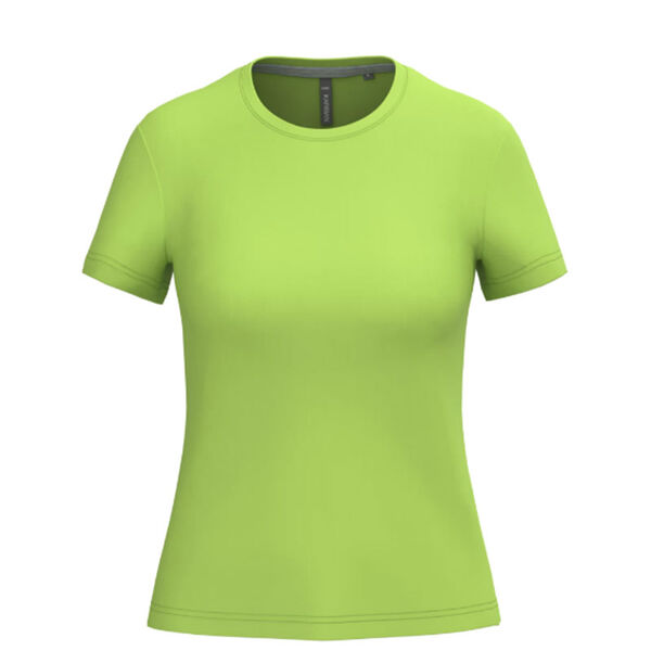 T SHIRT FEM.KARIBAN AJUSTE MC COL ROND COTON R&eacute;f.K380