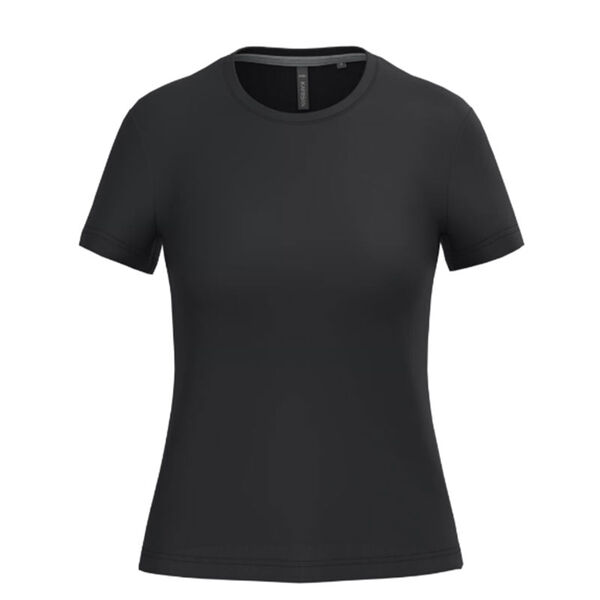 T SHIRT FEM.KARIBAN AJUSTE MC COL ROND COTON R&eacute;f.K380