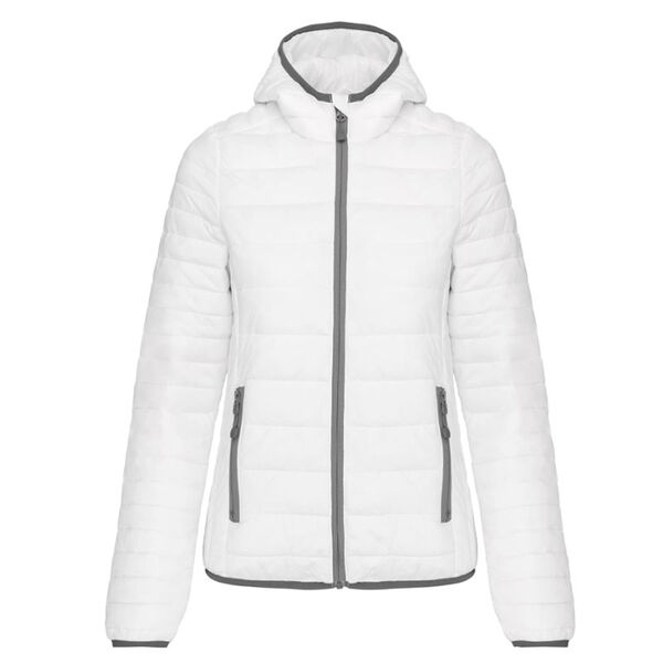DOUDOUNE LEGERE MANCHES LONGUES FEMME A CAPUCHE REF.K6111