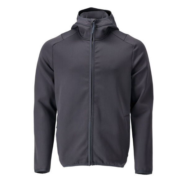 PULL POLAIRE A CAPUCHE 89% POLYESTER RECYCLE 11% ELAST 360GR REF.22586-608