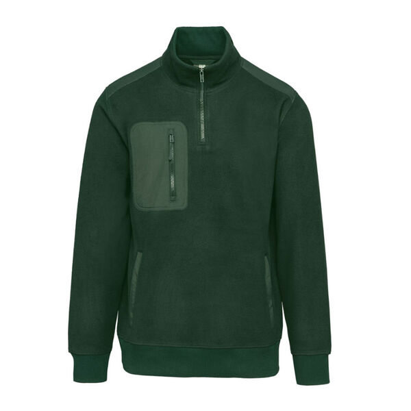 POLAIRE ECORESPONSABLE COL ZIPPE UNISEXE 320GR 100% POLYESTER REF.WK905