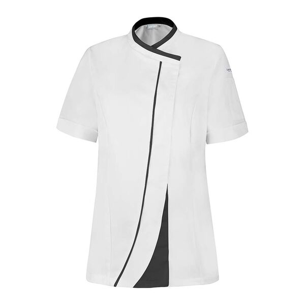 VESTE DE CUISINE FEMME MC CROISEE GINSENG CP 180G REF.2GNSCP