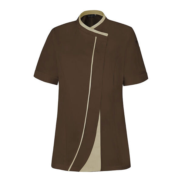 VESTE DE CUISINE FEMME MC CROISEE GINSENG CP 180G REF.2GNSCP